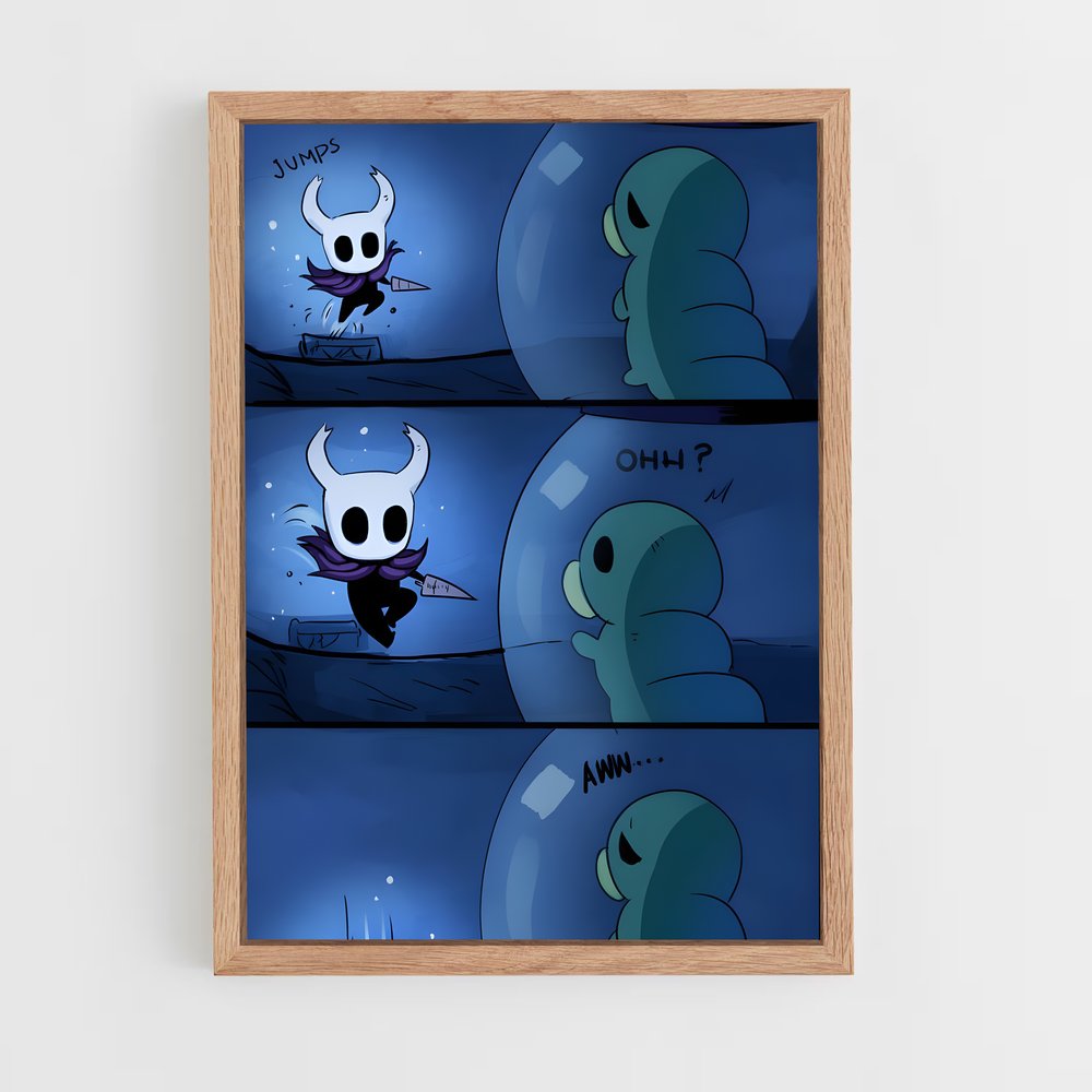 Poster L'Épopée de Hallownest – affiche Hollow Knight (vue 4)